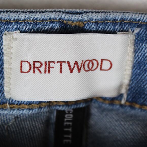 Driftwood Colette Jeans Womens 27 Cuffed Southwestern Boho Denim Western Rodeo - Picture 5 of 11
